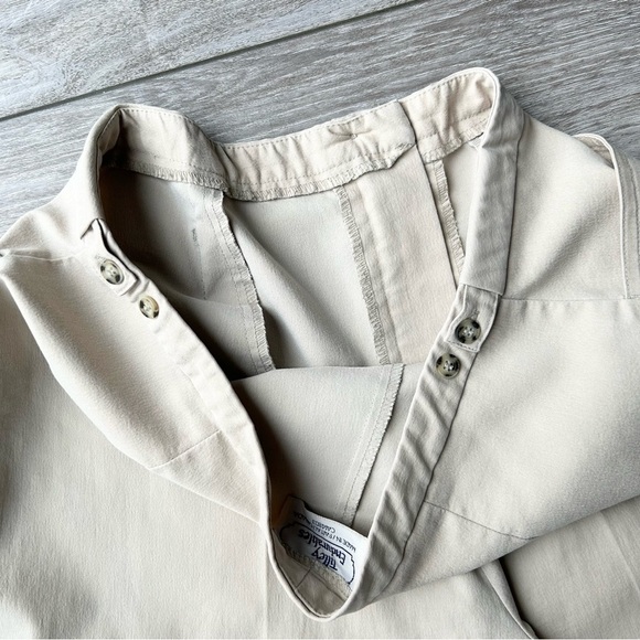 TILLEY ENDURABLES Beige Straigjt  Leg Cropped Outdoor Pants - Picture 12 of 13